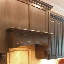 Before rustic kitchen cabinet makeover